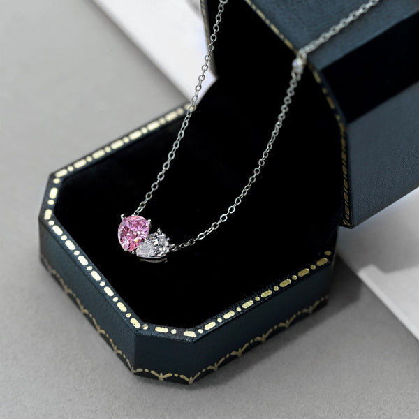 [Clover Jewelrys]Collar Único con Forma de Corazón