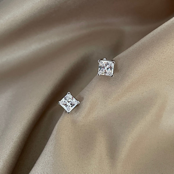 [Clover Jewelrys]Pendientes Delicados Cuadrados