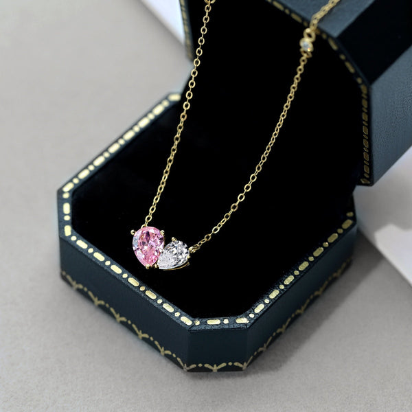 [Clover Jewelrys]Collar Único con Forma de Corazón