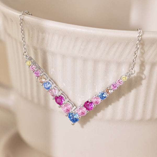 [Clover Jewelrys]Collar con Corte Redondo Adornado
