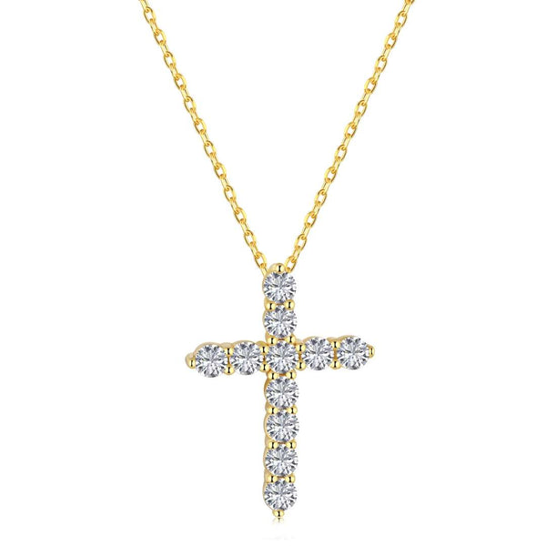 [Clover Jewelrys]Collar de Cruz Único