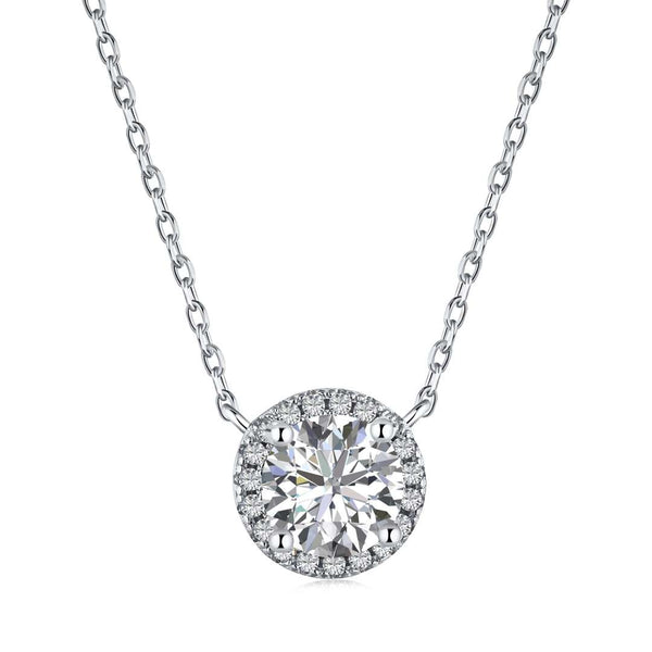 [Clover Jewelrys]Collar lujoso de corte redondo