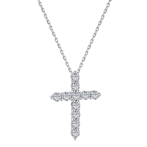[Clover Jewelrys]Collar de Cruz Único
