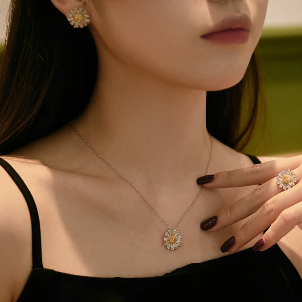 [Clover Jewelrys]Exquisito collar de margaritas