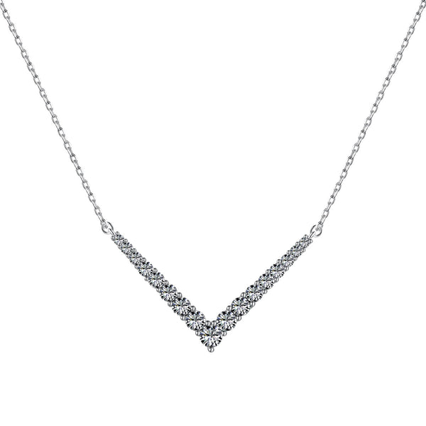 [Clover Jewelrys]Collar con Corte Redondo Adornado