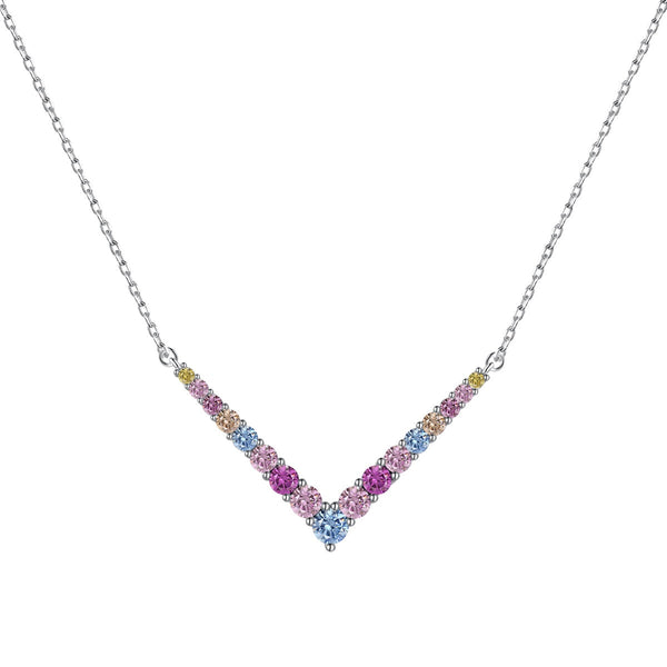 [Clover Jewelrys]Collar con Corte Redondo Adornado