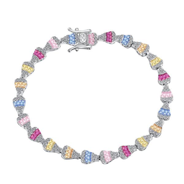 [Clover Jewelrys]Pulsera diaria con forma de gota de agua radiante