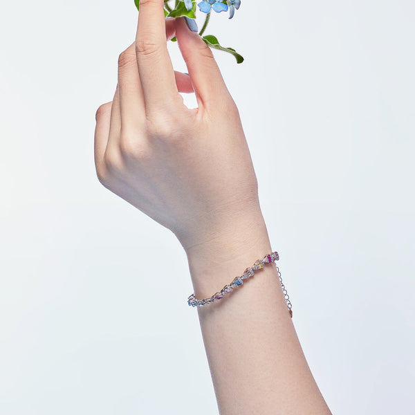 [Clover Jewelrys]Pulsera diaria con forma de gota de agua radiante