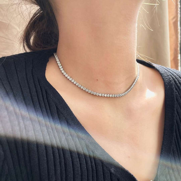 [Clover Jewelrys]Elegante cadena de tenis