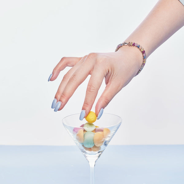 [Clover Jewelrys]Pulsera de Fiesta Multicorte Brillante y Exquisita