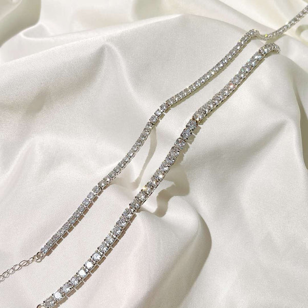 [Clover Jewelrys]Elegante cadena de tenis