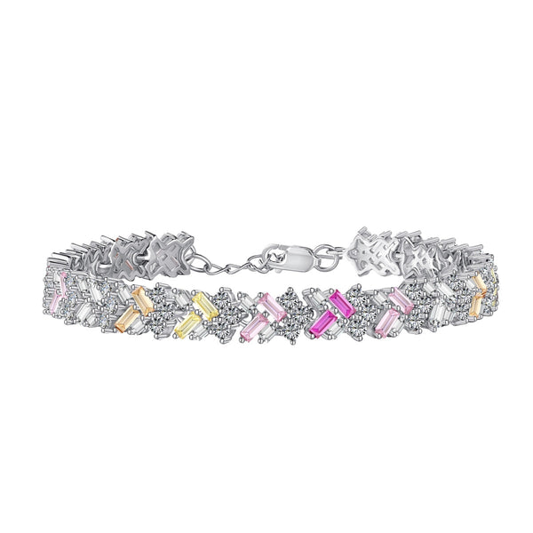 [Clover Joyas] Pulsera diaria deslumbrante de formas múltiples y únicas