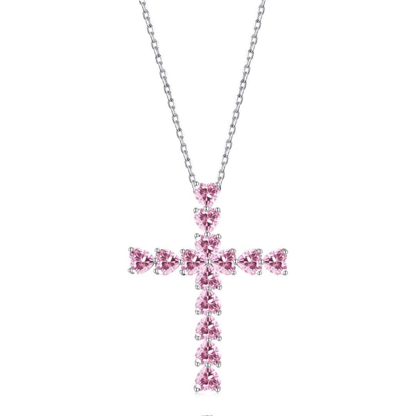 [Clover Jewelrys]Collar Cruz Radiante