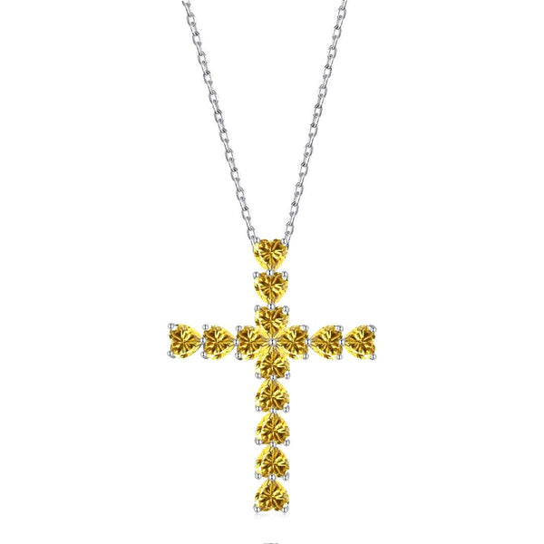 [Clover Jewelrys]Collar Cruz Radiante