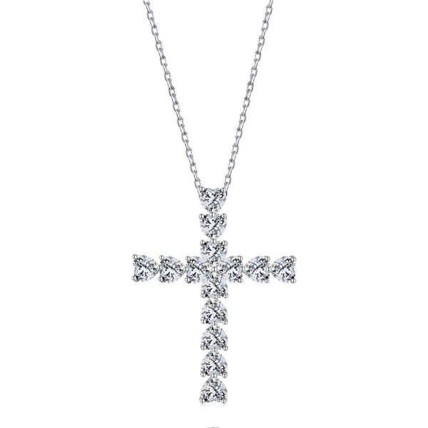 [Clover Jewelrys]Collar Cruz Radiante