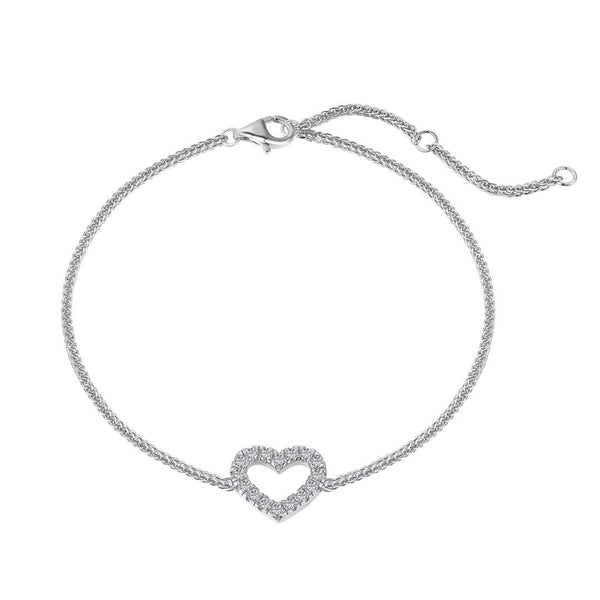 [Clover Jewelrys]Pulsera de amantes en forma de corazón