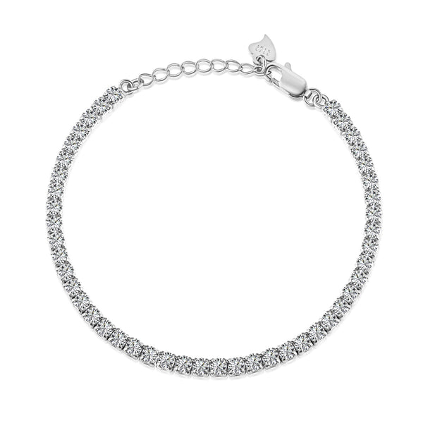 [Clover Jewelrys]Pulsera diaria de corte redondo brillante