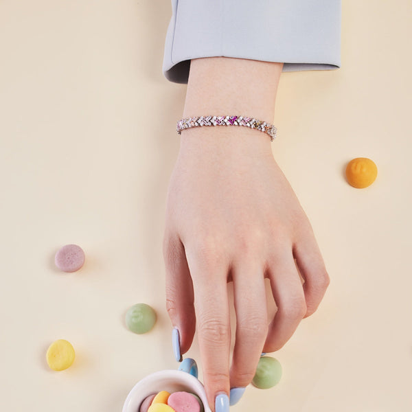 [Clover Joyas] Pulsera diaria deslumbrante de formas múltiples y únicas