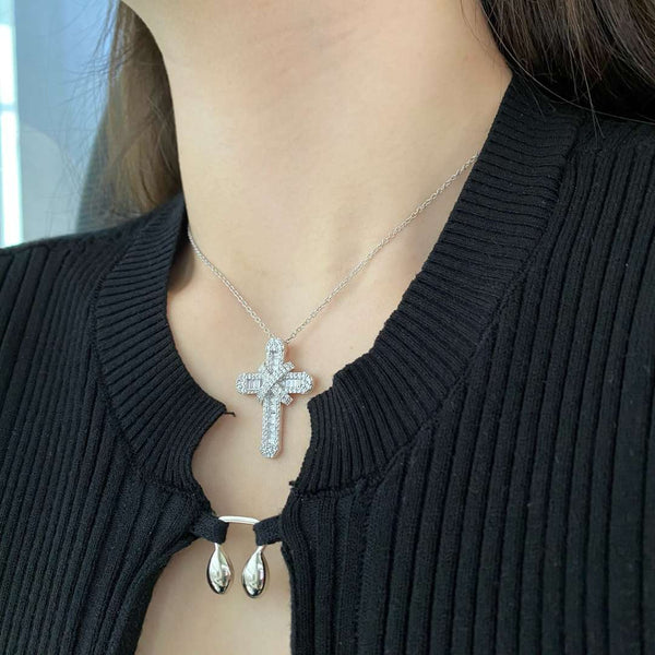 [Clover Jewelrys]Collar Gypsophila con Diamantes