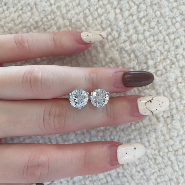[Clover Jewelrys]Pendientes redondos delicados