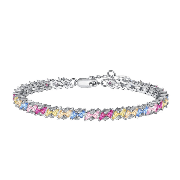 [Clover Jewelrys]Pulsera de Fiesta Multi Corte Ornada y Brillante