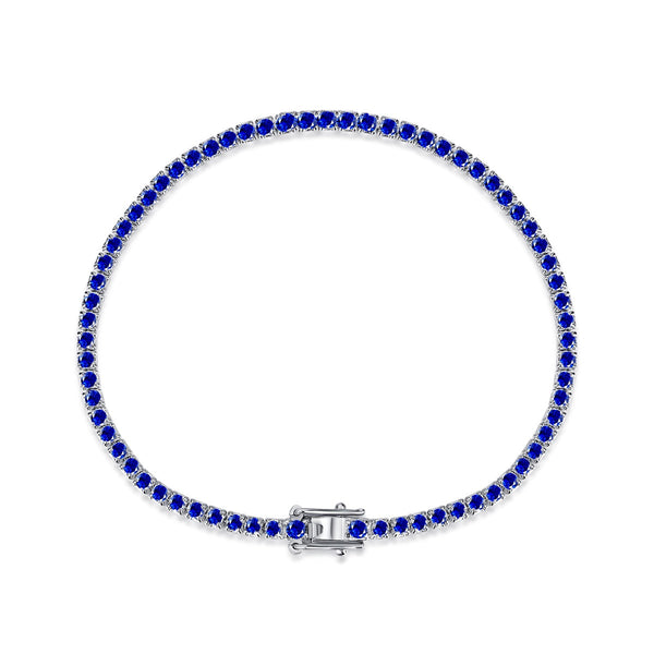 [Clover Jewelrys]Pulsera diaria deslumbrante colorida con corte redondo