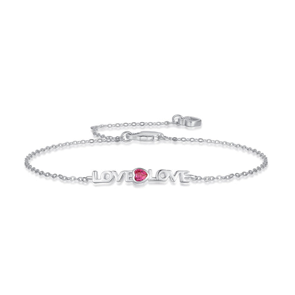 [Clover Jewelrys]Pulsera Romántica con Forma de Corazón para Enamorados