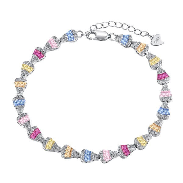 [Clover Jewelrys]Pulsera diaria con forma de gota de agua radiante