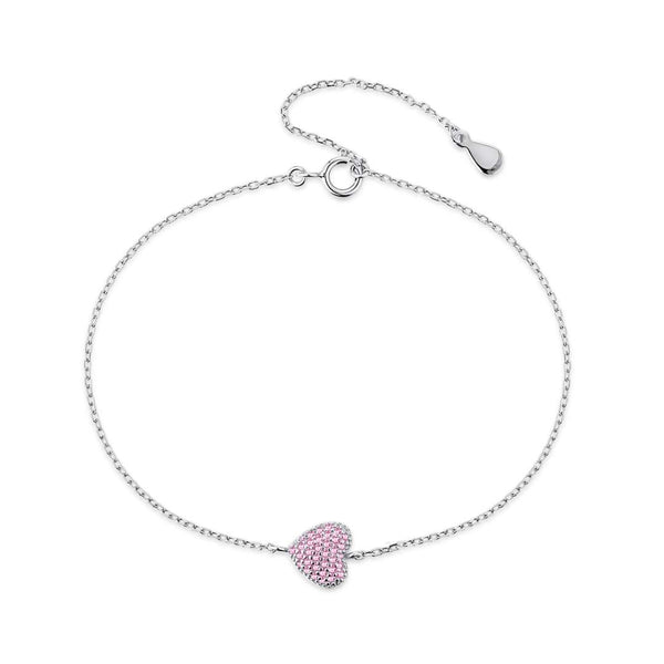 [Clover Joyas] Pulsera delicada y versátil con forma de corazón