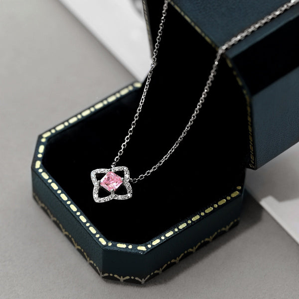 [Clover Jewelrys]Exquisito Collar de Princesa con Forma de Flor