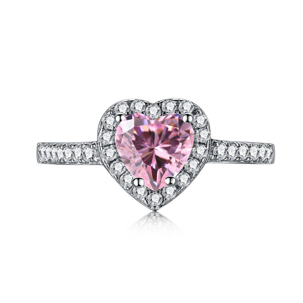 [Clover Jewelrys]Anillo de Corazón Romántico Eterno Splashy para Amantes