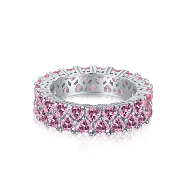 [Clover Jewelrys]Anillo Brillante Corazón Completo