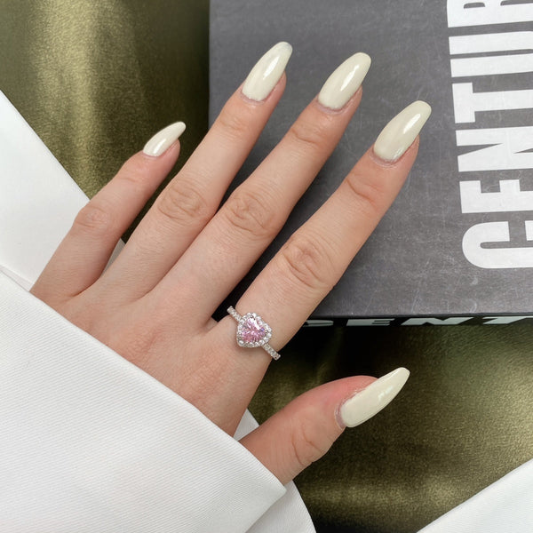 [Clover Jewelrys]Anillo de Corazón Romántico Eterno Splashy para Amantes