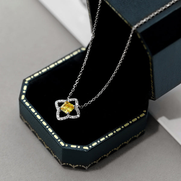 [Clover Jewelrys]Exquisito Collar de Princesa con Forma de Flor