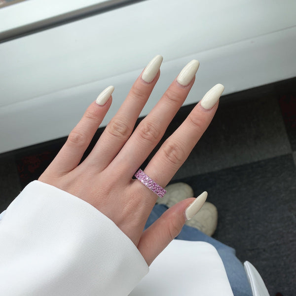 [Clover Jewelrys]Anillo Brillante Corazón Completo