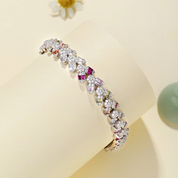 [Clover Jewelrys]Pulsera Delicada y Exquisita con Forma de Flor para Uso Diario