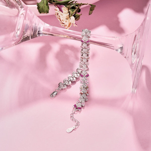 [Clover Jewelrys]Pulsera Delicada y Exquisita con Forma de Flor para Uso Diario