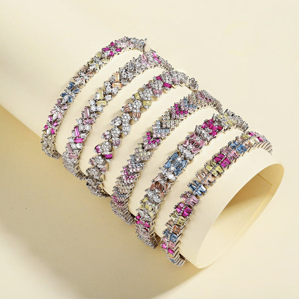 [Clover Jewelrys]Pulsera Delicada y Exquisita con Forma de Flor para Uso Diario