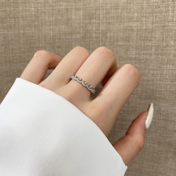 [Kincade Jewelrys]Elegant Resplendent Round Shape Party Ring