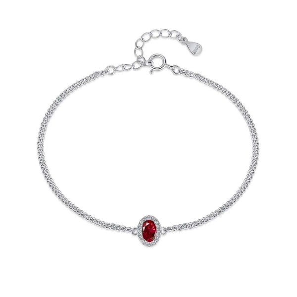 [Clover Jewelrys]Exquisita pulsera de forma ovalada