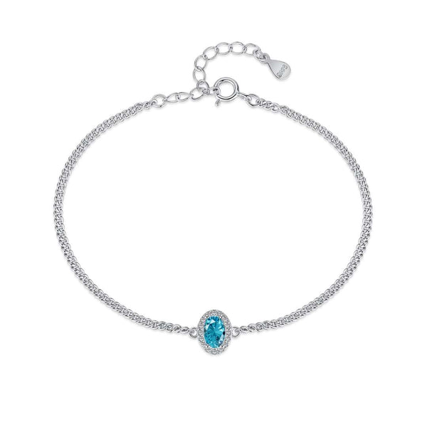 [Clover Jewelrys]Exquisita pulsera de forma ovalada