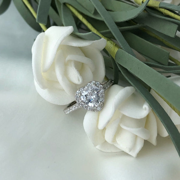 [Clover Jewelrys]Anillo de Corazón Romántico Eterno Splashy para Amantes