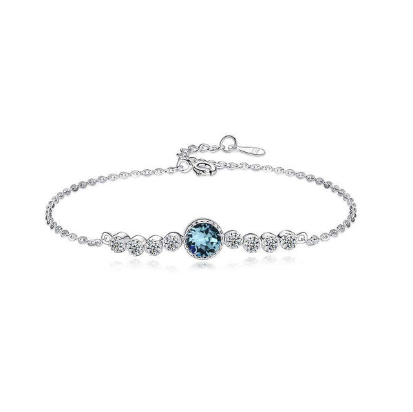 [Clover Jewelrys]Pulsera de lujo Corazón del Océano