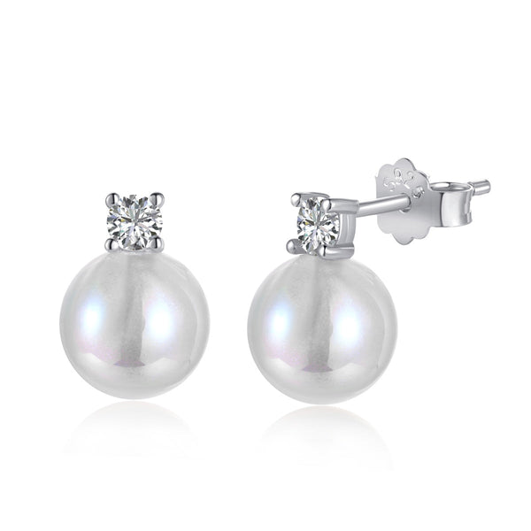[Clover Jewelrys]Pendientes de Perlas con Sirena Sinfónica