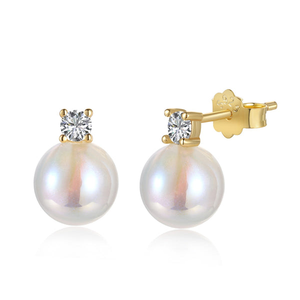 [Clover Jewelrys]Pendientes de Perlas con Sirena Sinfónica