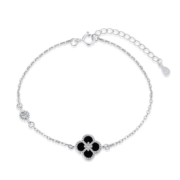 [Clover Jewelrys]Delicada pulsera de trébol de cuatro hojas