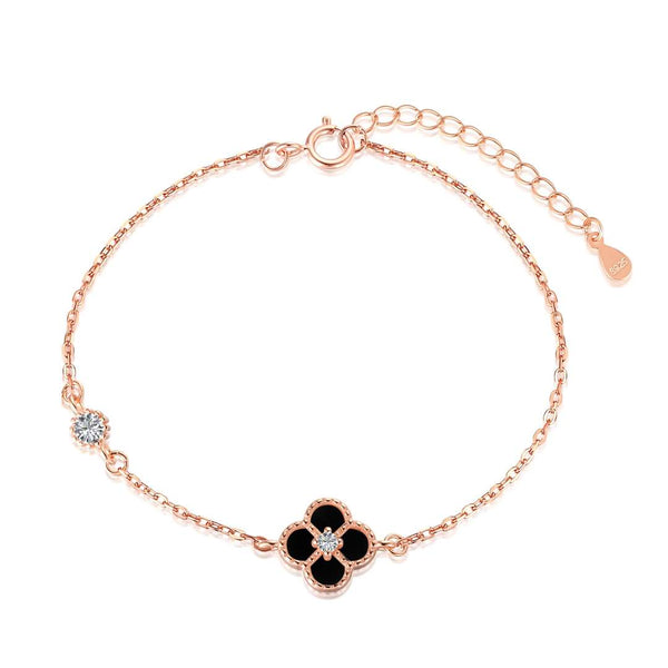 [Clover Jewelrys]Delicada pulsera de trébol de cuatro hojas