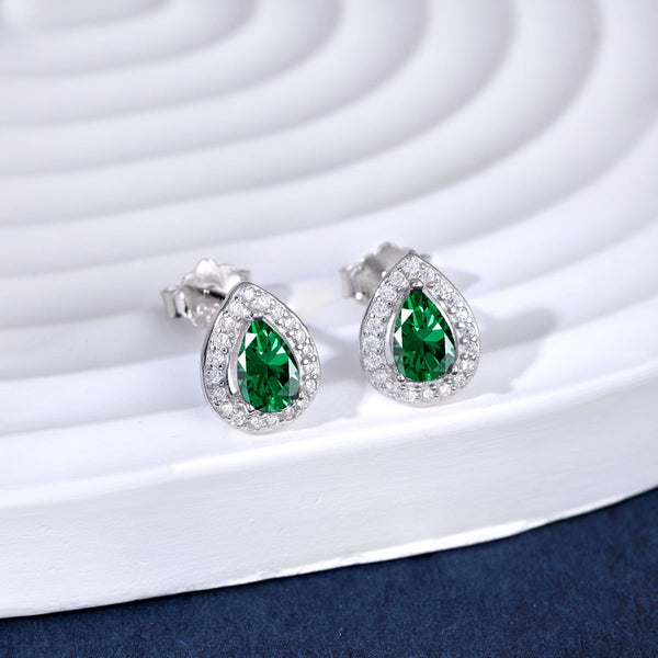 [Clover Jewelrys]Pendientes de Lujo con Forma de Gota de Agua