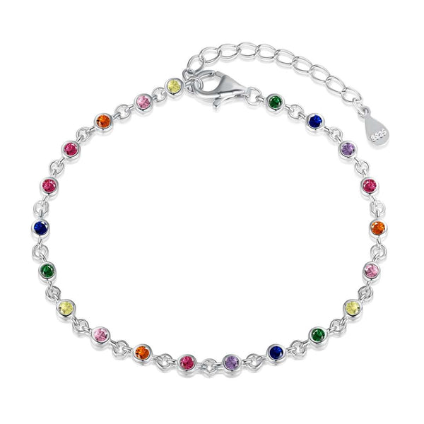 [Clover Jewelrys]Pulsera con conjunto de cuentas de colores