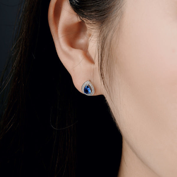 [Clover Jewelrys]Pendientes de Lujo con Forma de Gota de Agua